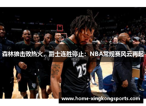 森林狼击败热火，爵士连胜停止：NBA常规赛风云再起